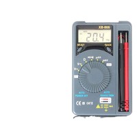 Shengce XB-866 Mini Auto Range LCD Voltmeter Tester Tool AC/DC Pocket Digital Multimeter 500V Professional Use Capacimetro RLC