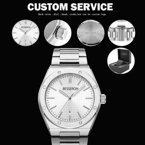 Reloj de Pulsera de Lujo para Hombre con Caja Octogonal de Acero Inoxidable 2024, Proveedor de Cajas de Reloj, Esfera Personalizada con su Logotipo, Relojes de Cuarzo - Product Image 2