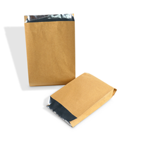 Sac en papier kraft personnalisé écologique avec impression flexo, résistant à la graisse, en aluminium, pour poulet rôti, barbecue et brochettes frites