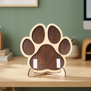 Nouveau produit : Cadre d'album commémoratif rectangulaire moderne en bois pour animaux de compagnie - Product Image 3