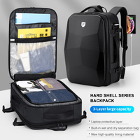 FENRUIEN hommes d'affaires grande capacité étendre 39L anti-vol sac à dos USB étanche sac de voyage quotidien 17.3 pouces sacs pour ordinateur portable