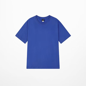 T-shirt unisexe surdimensionné en coton 100% tricoté lourd de haute qualité 230 g/m², nouveau design OEM, impression sérigraphique personnalisée du logo. - Product Image 5