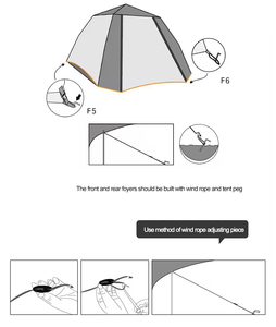 <span class=keywords><strong>เต็นท์</strong></span>แคมป์ปิ้งกลางแจ้งแบบพับอัตโนมัติ กันน้ำ รุ่นวิดาลิโด้ คัสตอม ไซส์ใหญ่ สำหรับครอบครัว พร้อมสวนในตัว หรูหรา - Product Image 3