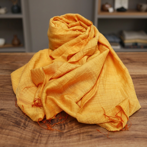 New Arrivals Long Lightweight Soft <b>Silk</b> Blend Scarf Large Shawl <b>Wrap</b> for Both Men and Women - Product Image 3