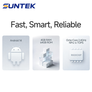 Station de paiement interactive sur pied tout-en-un SUNTEK, kiosque de paiement mobile QR mini avec impression de tickets - Product Image 5