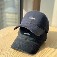 Casquette de papa personnalisée délavée avec broderie OEM et lettres sur calotte souple pour hommes et femmes