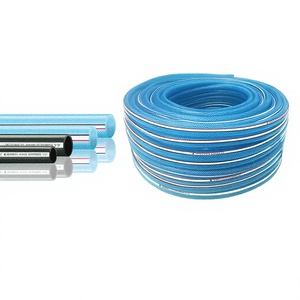 Tuyau d'arrosage renforcé en nylon 1/4 pouce 50 mètres, tuyau d'eau en PVC flexible pour l'irrigation extérieure et l'aménagement paysager - Product Image 1