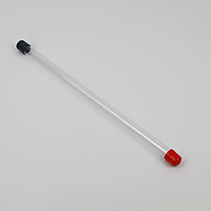 Stylo d'emballage cylindrique en pvc, tubes en plastique transparents brillants, lot de 10 pièces - Product Image 3