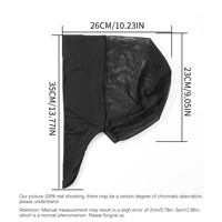 Hijab Innerrcap en coton mercerisé de haute qualité, maille ajourée respirante, foulard fin, respirant, rafraîchissant et confortable