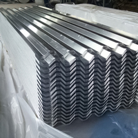 Hochwertige Verzinkte Wellbleche mit Normaler Glanzschicht 0,2mm 0,4mm Dicke Galvanisierte Metall-Stahl-Dachplatten
