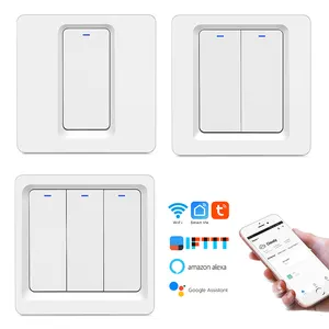 G-Tech plus Hotsale Smart Home Wall Switches 1 2 3 4 gang EU Standards Zigbee Push Button Smart Light switch