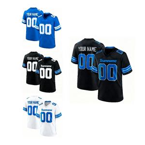 2025 all'ingrosso maglie da Football americano leone 97 Hutchinson 16 Goff 20 Sanders camicie ricamate per i giovani da indossare. - Product Image 1