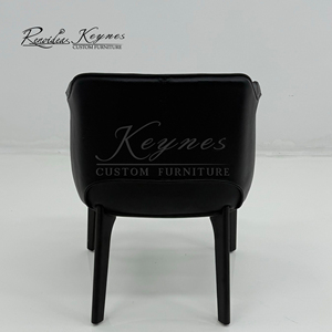 Silla de Restaurante Moderna de Cuero Keynes, con Acolchado Suave, Diseño Ecológico, para Comedor, Muebles Comerciales, Escuela, Uso en Exteriores - Product Image 4