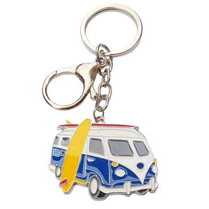พวงกุญแจโลหะงานฝีมือรูปการ์ตูนรถยนต์ ทำจากโลหะผสมสังกะสี พิมพ์ออฟเซ็ต สำหรับตกแต่งกระเป๋าหรือใช้เป็นพวงกุญแจ - Product Image 5