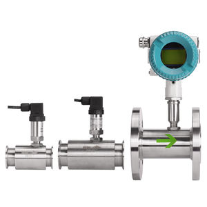 DN4-DN200 besi tahan karat Flange tri-clamp benang turbin cairan <span class=keywords><strong>Flowmeter</strong></span> 4-20Ma <span class=keywords><strong>Pulse</strong></span> <span class=keywords><strong>Output</strong></span> tampilan lokal untuk Air Gas Air - Product Image 2
