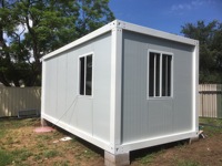 Garage préfabriqué en acier, garage portable en conteneur, garage modulaire en conteneur, garage en métal pour stationnement de voitures, entrepôt