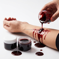 Gel de sang épais pour Halloween, maquillage SFX, faux sang réaliste, plasma sanguin pour cosplay, zombie, scène, fête, pâte de sang