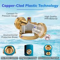 Préfiltre domestique à siphon de recirculation automatique 40 ou 300 microns pour toute la maison, 5m³/h, en maille SUS316L, entraîné par l'eau
