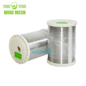 스테인레스 스틸 와이어 304 316 50 미크론 0.05mm 스틸 원사 섬유에 대한 바느질 실 꼬기 와이어 - Product Image 2