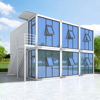 Fabricant de maison mobile de luxe à bas prix cabine de bureau portable cantine scolaire maisons en conteneur faites en acier appartement maison hôtel