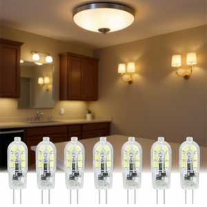 Bombillas LED G4 12SMD DC 12V Regulables Blanco Frío 2835 Bombillas de Repuesto - Product Image 2