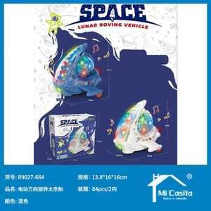 Space Lunar Roving Vehicle Electric Rotating Spaceship Battery Operated For Kids Age 5 7 Years Educational Toy - Product Image 3