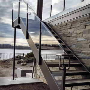 Escalera de Acero Prefabricada Galvanizada, <span class=keywords><strong>Precio</strong></span> de Fábrica Económico, Decorativa para Exteriores - Product Image 2