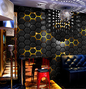 Papel Tapiz 3D de PVC Brillante Impermeable al por Mayor Chino 2021 para KTV, Bares y <span class=keywords><strong>Discotecas</strong></span> - Product Image 3