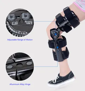 Chỉnh hình có thể điều chỉnh bản lề nẹp đầu gối orthosis cho gãy xương phục hồi chức năng