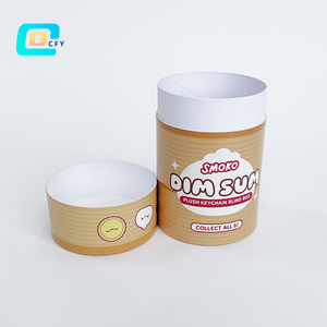 Tubes en carton kraft durables imprimés sur mesure avec bouchons pour l'emballage de produits alimentaires, cosmétiques, bougies, affiches et cadeaux |   Direct d'usine - Product Image 2
