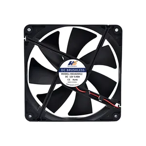 Hangdahui 14025 bilgisayar fanı soğutma 140MM 14025 12V 24V DC dc fırçasız fan 12v 14CM soğutma fırçasız soğutma egzoz fanı