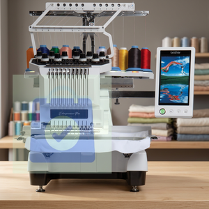 Best Selling PR1000E Single Head 12/15 <b>Needle</b> Cap Flat Embroidery Machine Home Use New Automatic operation OEM - Product Image 3