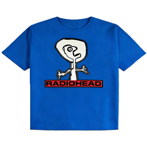 <strong>Radiohead</strong> Stick Figure Abstract Graphic Print T-<strong>Shirt</strong> Rock Band Music Fan Merchandise Crew Neck T-<strong>Shirt</strong> with Letter Print - Product Image 1