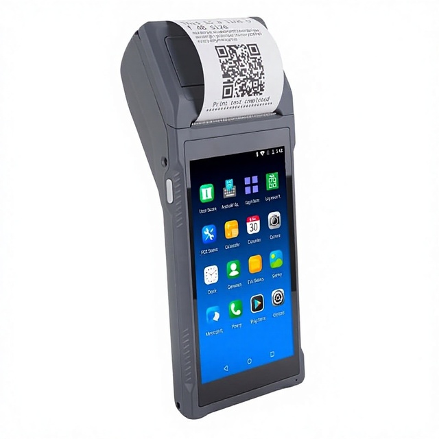 POS PDA Q2i Receipt Printer 58mm High-Speed Thermal Monochrome 5.5'' Touch Screen Android 11 Handheld Mobile Tablet 2GB