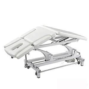 เตียงตรวจโรคแบบมืออาชีพพร้อมที่นอน PU และที่วางเท้าสแตนเลส พร้อ<span class=keywords><strong>ม</strong></span>ฟังก์ชั่นปรับเอียง ควบคุมด้วย<span class=keywords><strong>ม</strong></span>ือและเท้า - Product Image 1