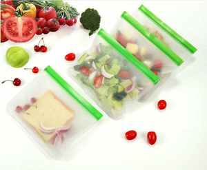 Sacs de congélation PEVA étanches avec fermeture éclair réutilisables pour sandwichs, écologiques, biodégradables, recyclables, sans BPA - Product Image 3