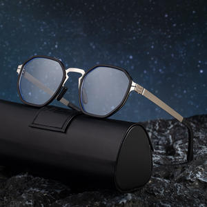 Gafas de Sol Polarizadas para Hombre My 98325, Montura Metálica Negra, Lentes TAC con Protección UV400, Estilo para Pesca y Conducción - Product Image 5