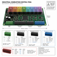 Carte mère PCBA de contrôleur logique programmable (PLC) intégré Slovet – Industriel 6 pour le contrôle des processus de machine, 1 à 48 couches