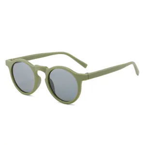 Oval Kids Sun glasses gafas latest fashion anti ultraviolet candy color Sunglasses for children