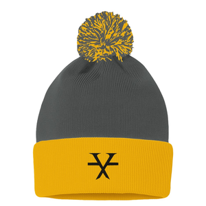 Berretto con Pom-Pom con Logo nero T6X - Product Image 5