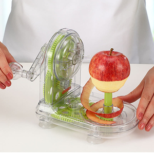 Éplucheur manuel multifonctionnel super rapide en plastique pour pommes, pommes de terre et fruits - Product Image 1