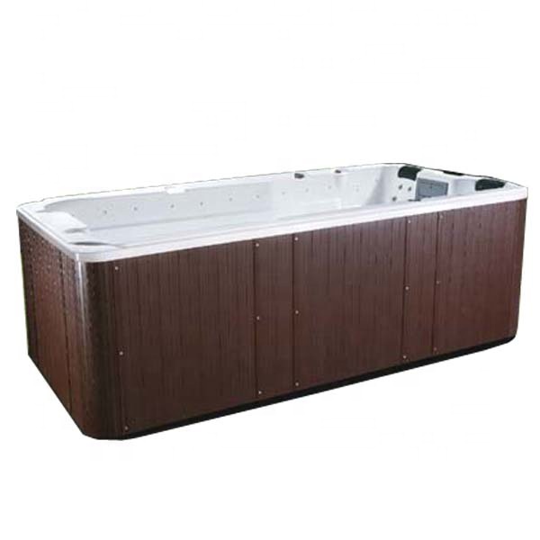 2 Person Modern Outdoor Water Massage Spa Tub Acrylic for with High Performance Pump 28 Jets for Hotel & Resort Use