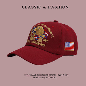 หมวกเบสบอลธีมวันชาติสหรัฐอเมริกาครบรอบ 250 ปี ขายส่ง หมวกแก๊ปธงชาติอเมริกันสำหรับวันชาติ 4 <span class=keywords><strong>กรกฎาคม</strong></span> ของตกแต่งวันหยุด - Product Image 4