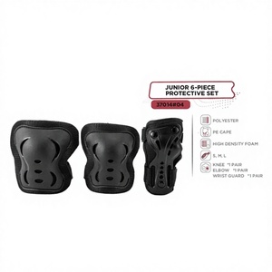 Almohadillas de Comodidad con Correas Ajustables y Material de Poliéster para Protección de Rodilla, Juego de Protectores Deportivos Ligeros y Transpirables - Product Image 1