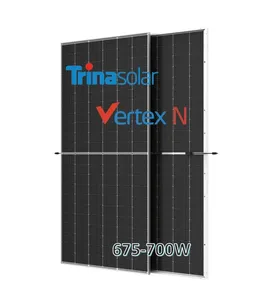 Paneles Solares Trina de 695W 700W, Sistema de Energía Solar de 710wp 715wp 720W, Panel Solar Fotovoltaico Jinko Longi JA Risen - Product Image 1