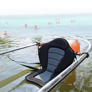 โพลีคาร์บอเนตคริสตัล Kayak สอง Clear Kayak โปร่งใส Canoe Kayak