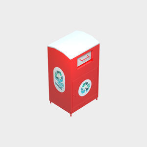 ถังขยะพลาสติกแบบพกพาหลายสี BDB BDB.12660-A 1700L พร้อมฝาปิดและที่เหยียบสำหรับเก็บขยะกลางแจ้ง - Product Image 4