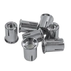 Steel Zinc Plated Flange Type Mini Drop In Anchor With Clips For Concrete Expansion Anchor Bolt