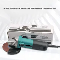 Meuleuse d'angle sans fil HX-9553 de qualité industrielle pour l'Asie du Sud-Est, avec interrupteur à glissière, disque de meulage, machine à découper le métal, outils électriques