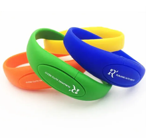 Clés USB personnalisées avec logo, en vrac, pas chères, en silicone, 2 Go, 8 Go, 4 Go, <span class=keywords><strong>bracelet</strong></span>/<span class=keywords><strong>bracelet</strong></span> USB, 16 Go, 32 Go, 64 Go, 128 Go avec interface USB 2.0 - Product Image 4